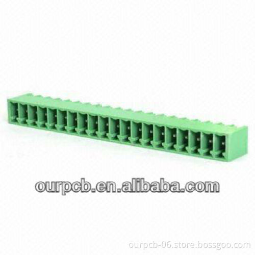 8A Terminal Blocks with 2,000V AC Withstanding Voltage and Phosphor Bronze Contact